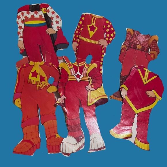 Vintage 1984 Hallmark Rainbow Brite Paper Doll Set Starlite Unicorn & Twink - Picture 3 of 5